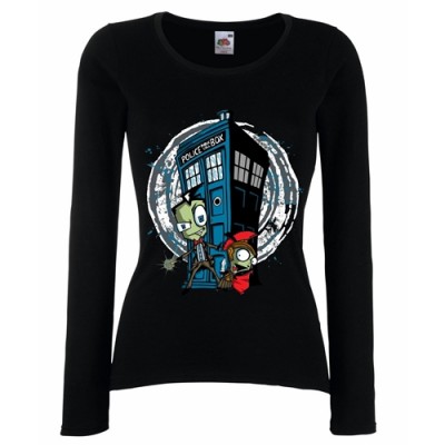 Блуза с дълъг ръкав DOCTOR WHO - INVADER ZIM 
